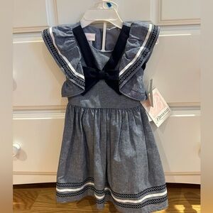Bonnie Baby Navy dress with bottoms